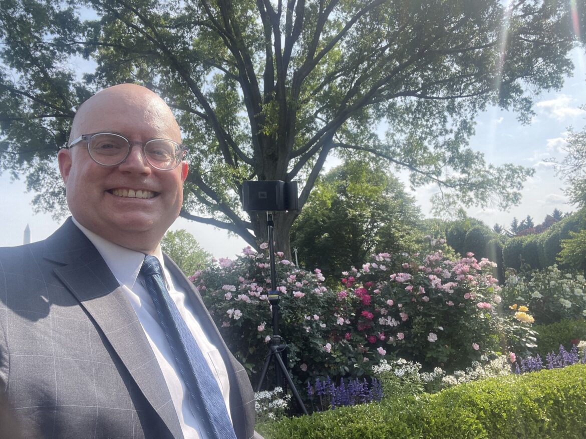 Rich Harper at the White House